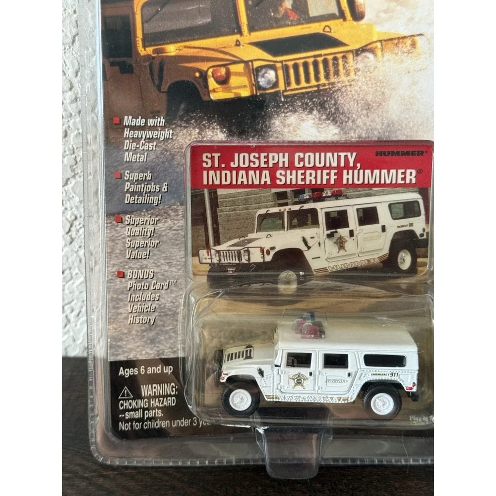 Johnny Lightning Hummer St Joseph County Sheriff Indiana New Old Stock #Z589